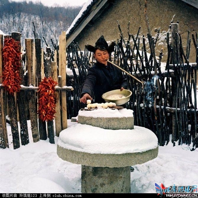 东北农村冬天的真实生活,东北农村生活老照片